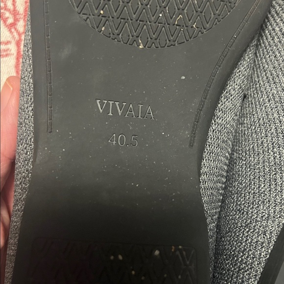 Vivaia Eloise Almond Toe Penny Loafers gray size 40.5 (9-9.5) - Picture 13 of 16